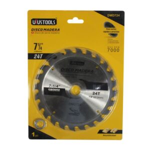UYUS CIRCULAR SAW BLADE WOOD 24T 7 1/4"