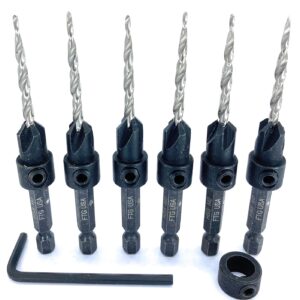 UYUS DRILL BIT COUNTER SINK 6PC SET